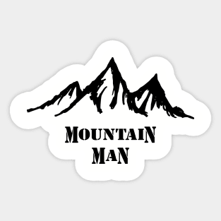 Mountain Man Sticker